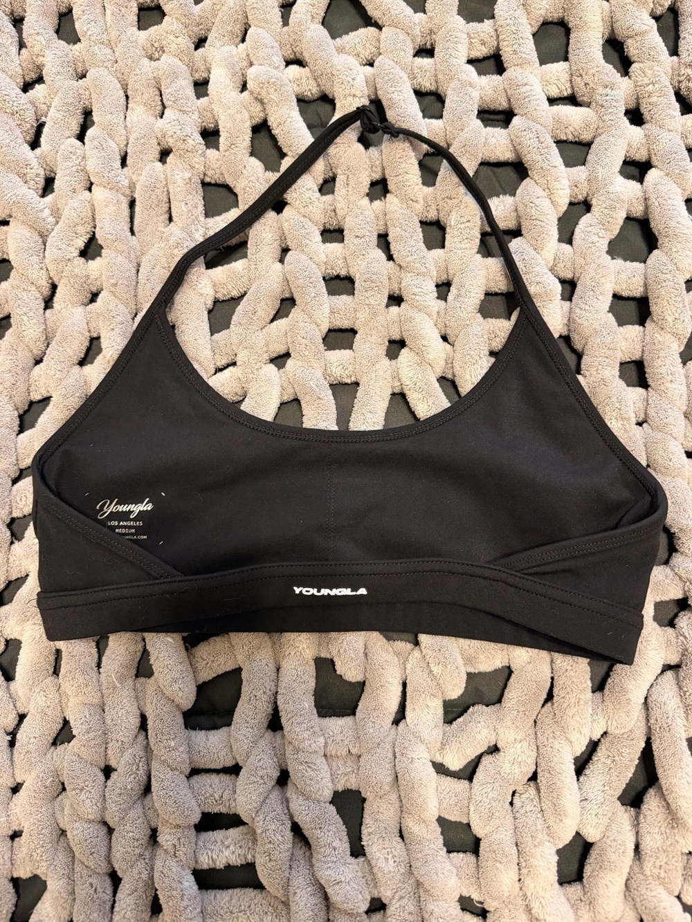 youngla halter sports bra